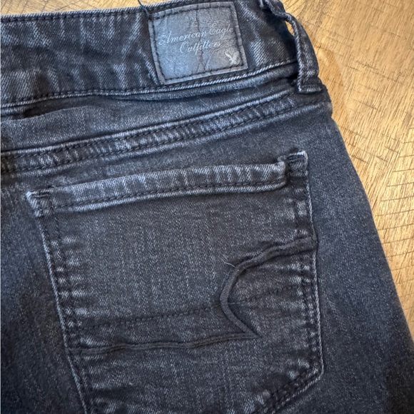 AE 🦅 Classic Black Women's Skinny Jeans - Picture 6 of 12